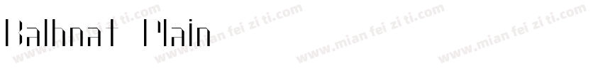 Balboat Plain字体转换